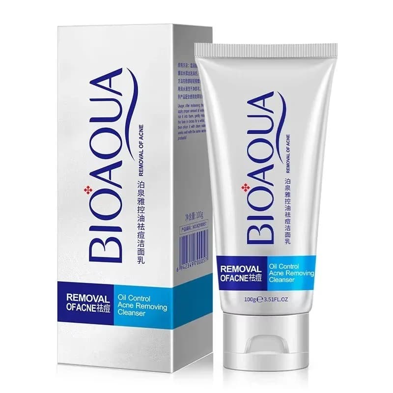 BIOAQUA ANTI ACNE FACE WASH FOR OILY SKIN 100G