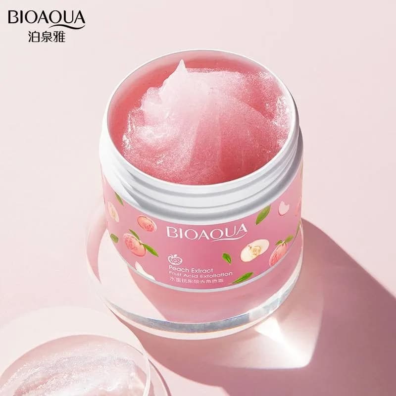 BIOAQUA PEACH EXTRACT FRUIT ACID EXFOLIATING FACE GEL CREAM 140G